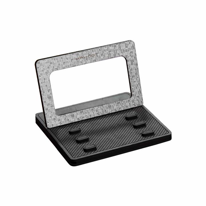 نگهدارنده گوشی موبایل ماهوت مدل MODEL 3_Silver-Silicon MAHOOT Mobile Phone and Tablet Stand Model 3 Silver_Silicon